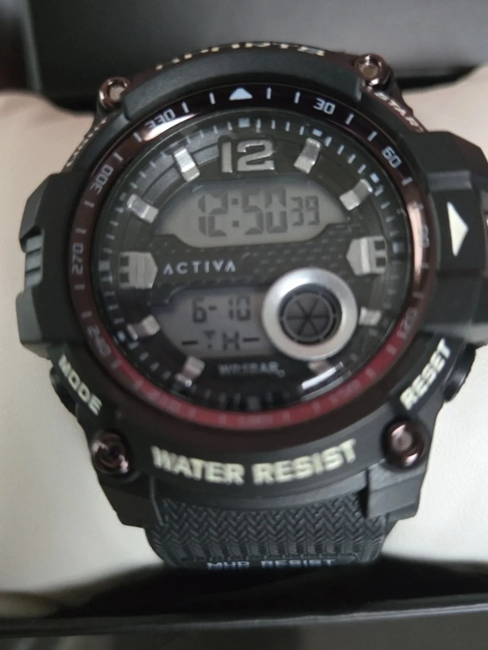 ACW533-001 Activa X By Invicta Black Digital  Essentials Unisex Black Watch
